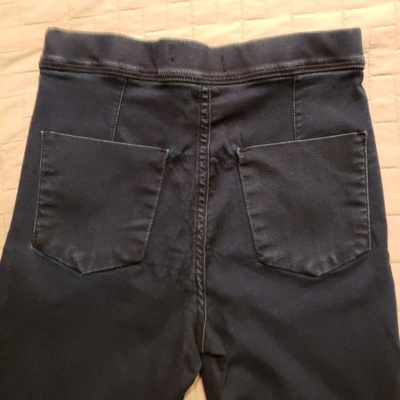 Free People Pull on Skinny Jeans Frayed Raw Hem - Picture 6 of 13